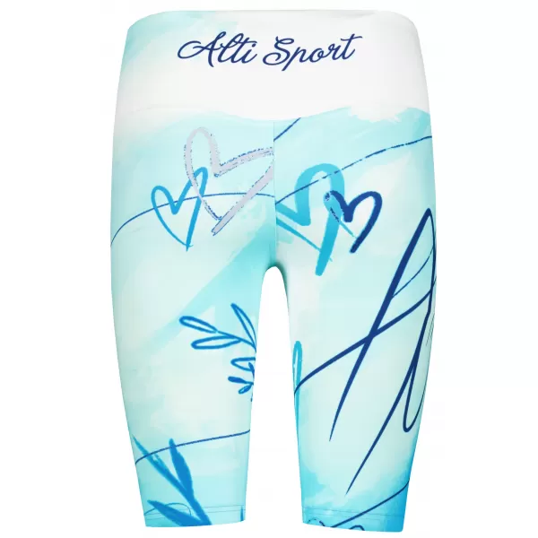  Dámské legíny nad kolena premium (nové velikosti) ALTISPORT VOJ/ALW083LEG06 BÍLOMODRÁ 