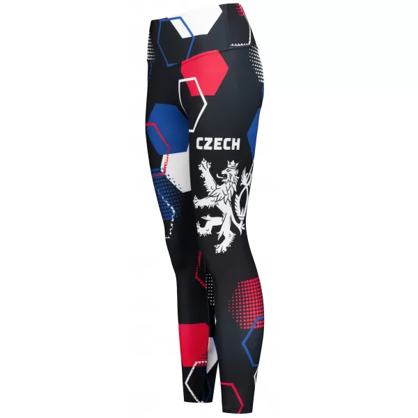  Dámské dlouhé funkční legíny premium (nové velikosti) ALTISPORT VOJ/ALW036LEG05 HEXA ČERNÁ 