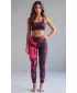 Dámské dlouhé legíny premium (nové velikosti) ALTISPORT VOJ/ALW080LEG05 WINE-RED