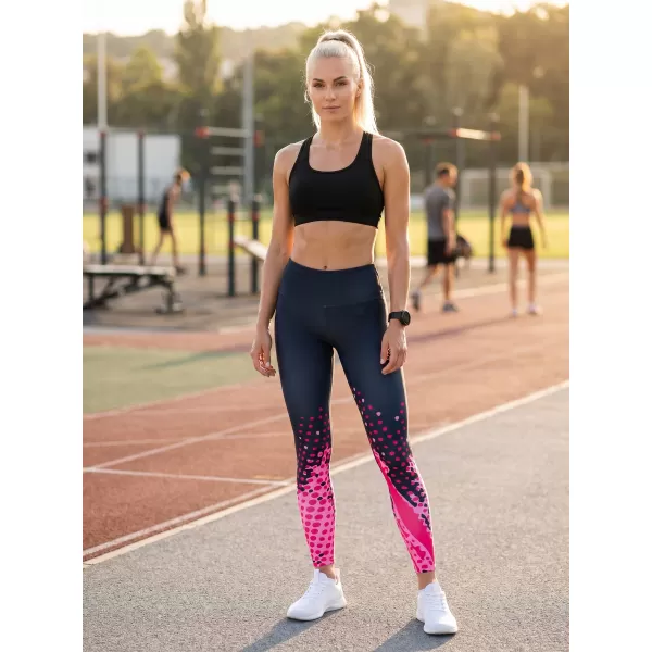  Dámské legíny premium (nové velikosti) ALTISPORT VOJ/ALW109LEG05 RŮŽOVO-ČERNÁ 