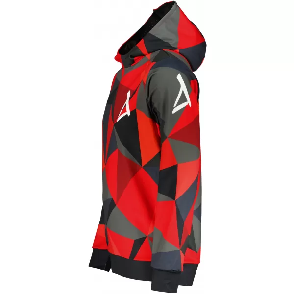  Pánská mikina premium ALTISPORT VOJ/ALM007MI01 ČERVENÁ 