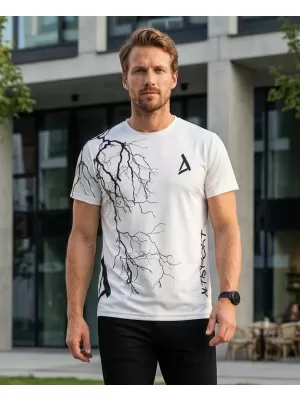 Pánské triko premium ALTISPORT VOJ/ALM004TR01 BÍLÁ