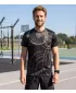 Pánské triko premium ALTISPORT VOJ/ALM003TR01 ČERNOHNĚDÁ