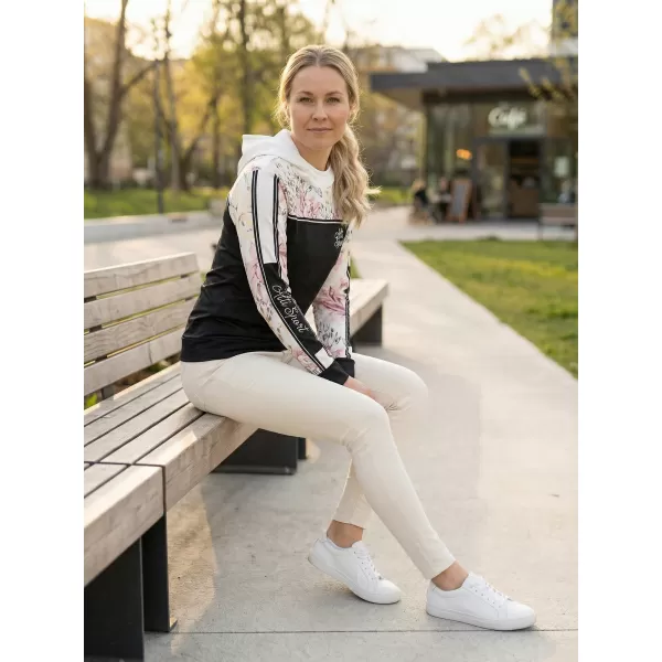  Dámská mikina premium ALTISPORT VOJ/ALW008MI01 ČERNÁ 