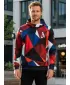 Pánská mikina premium ALTISPORT VOJ/ALM007MI01 NÁMOŘNÍ MODRÁ/ČERVENÁ