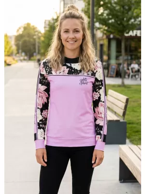 Dámská mikina premium ALTISPORT VOJ/ALW008MI01 SVĚTLE RŮŽOVÁ