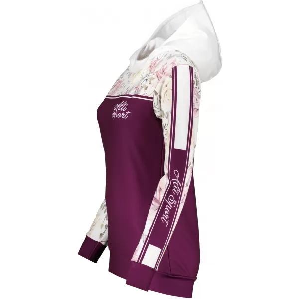  Dámská mikina premium ALTISPORT VOJ/ALW008MI01 VÍNOVÁ 