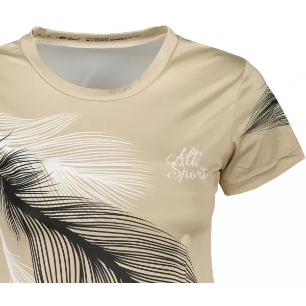  Dámské funkční triko premium ALTISPORT VOJ/ALW001TR01 HNĚDÁ 