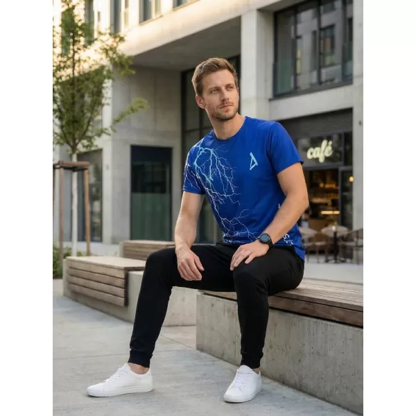  Pánské triko premium ALTISPORT VOJ/ALM004TR01 KRÁLOVSKÁ MODRÁ 