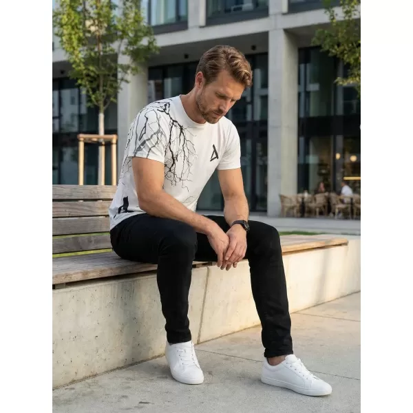  Pánské triko premium ALTISPORT VOJ/ALM004TR01 BÍLÁ 
