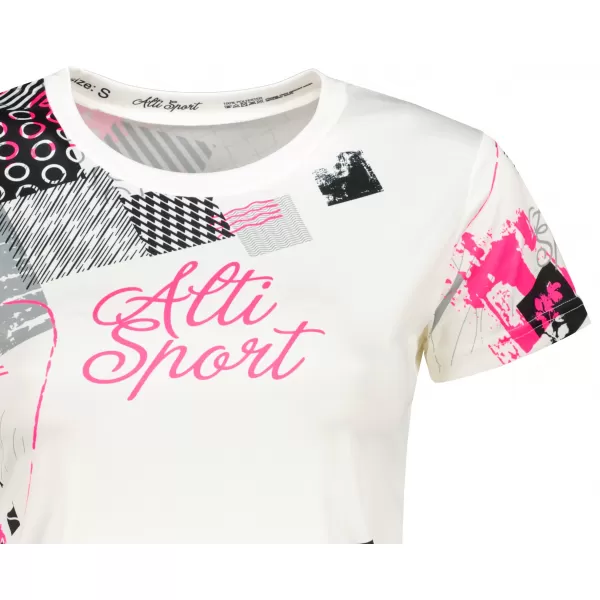  Dámské funkční triko premium ALTISPORT VOJ/ALW009TR01 BÍLÁ 