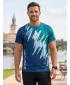 Pánské funkční triko premium ALTISPORT VOJ/ALM006TR01 PETROLEJOVÁ/MODRÁ