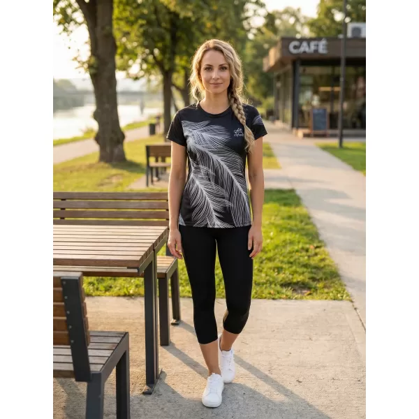  Dámské funkční triko premium ALTISPORT VOJ/ALW001TR01 ČERNOŠEDÁ 