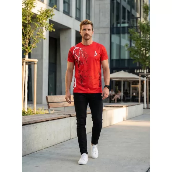  Pánské triko premium ALTISPORT VOJ/ALM004TR01 ČERVENÁ 