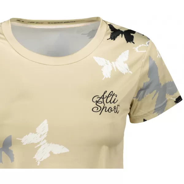  Dámské funkční triko premium ALTISPORT VOJ/ALW002TR01 HNĚDÁ 