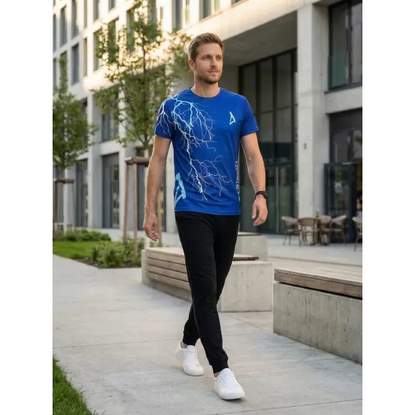  Pánské triko premium ALTISPORT VOJ/ALM004TR01 KRÁLOVSKÁ MODRÁ 