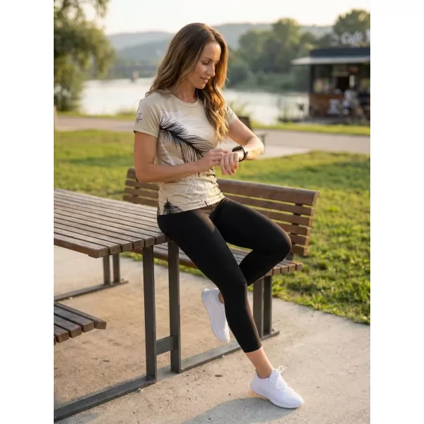  Dámské funkční triko premium ALTISPORT VOJ/ALW001TR01 HNĚDÁ 