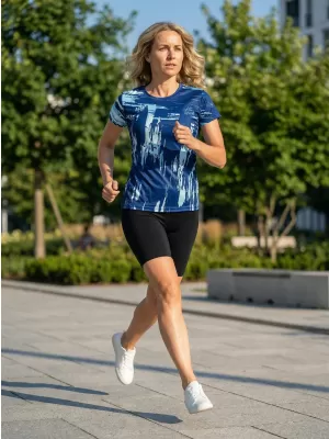 Dámské funkční triko premium ALTISPORT VOJ/ALW010TR01 KRÁLOVSKÁ MODRÁ