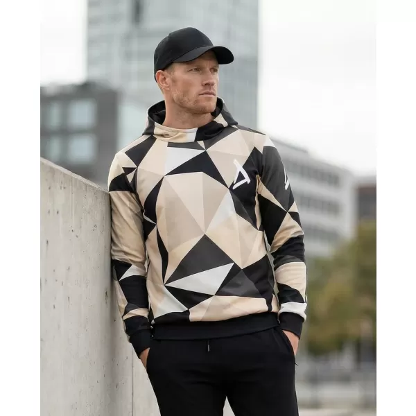  Pánská mikina premium ALTISPORT VOJ/ALM007MI01 HNĚDÁ 