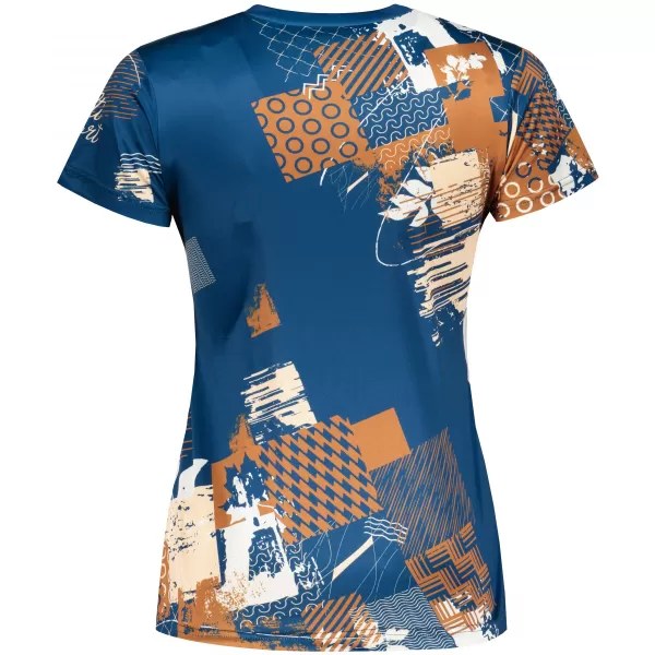  Dámské funkční triko premium ALTISPORT VOJ/ALW009TR01 NAVY/HNĚDÁ 