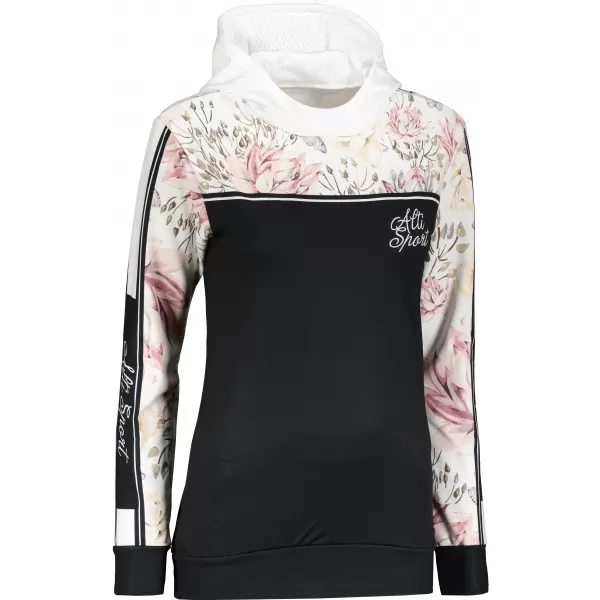  Dámská mikina premium ALTISPORT VOJ/ALW008MI01 ČERNÁ 