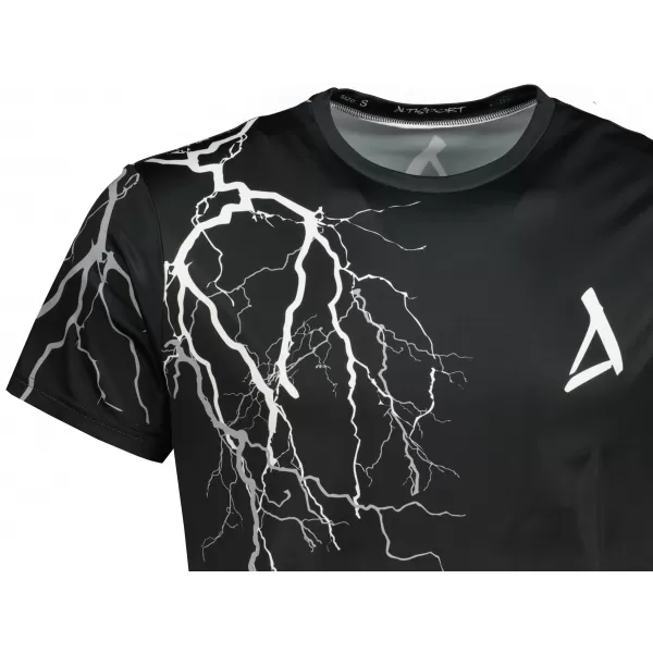  Pánské triko premium ALTISPORT VOJ/ALM004TR01 ČERNOBÍLÁ 