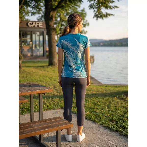  Dámské funkční triko premium ALTISPORT VOJ/ALW001TR01 EMERALD/ŠEDÁ 
