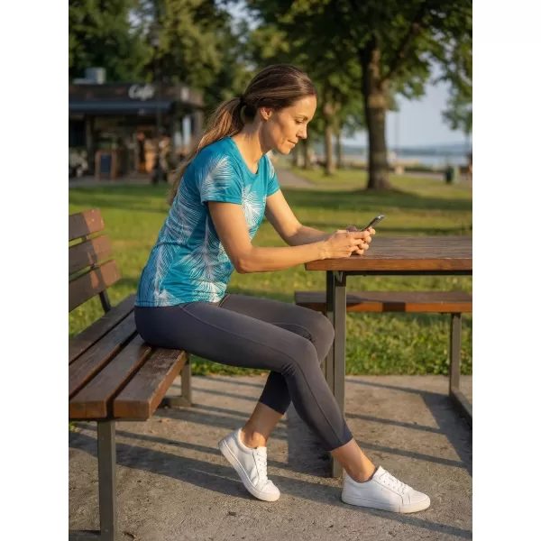  Dámské funkční triko premium ALTISPORT VOJ/ALW001TR01 EMERALD/ŠEDÁ 