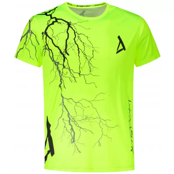  Pánské triko premium ALTISPORT VOJ/ALM004TR01 NEONOVĚ ŽLUTÁ 
