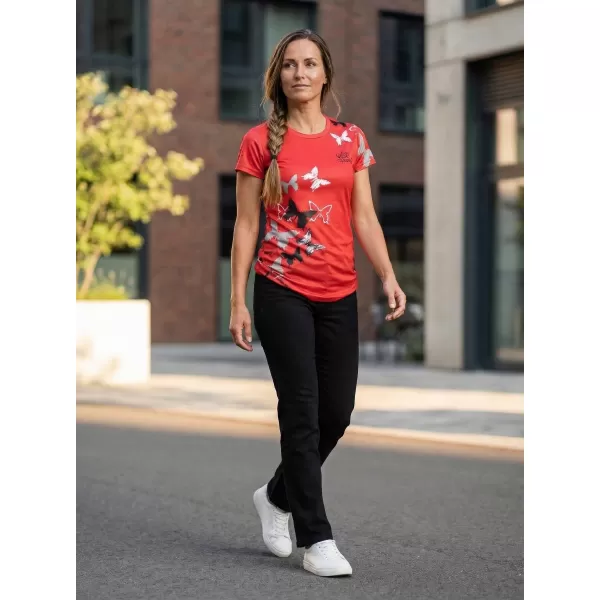  Dámské funkční triko premium ALTISPORT VOJ/ALW002TR01 ČERVENÁ 
