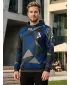 Pánská mikina premium ALTISPORT VOJ/ALM007MI01 TMAVĚ MODRÁ