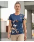 Dámské funkční triko premium ALTISPORT VOJ/ALW002TR01 NAVY/HNĚDÁ