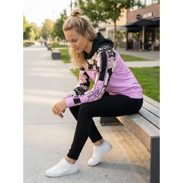  Dámská mikina premium ALTISPORT VOJ/ALW008MI01 SVĚTLE RŮŽOVÁ 