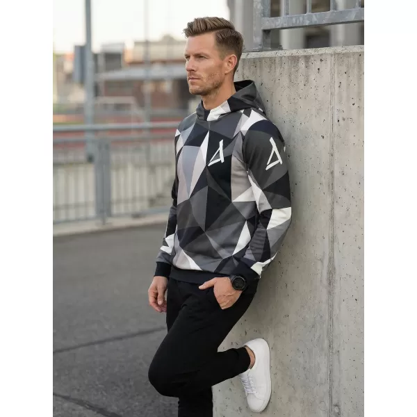  Pánská mikina premium ALTISPORT VOJ/ALM007MI01 ŠEDÁ 