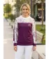 Dámská mikina premium ALTISPORT VOJ/ALW008MI01 VÍNOVÁ