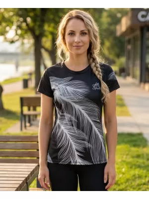 Dámské funkční triko premium ALTISPORT VOJ/ALW001TR01 ČERNOŠEDÁ