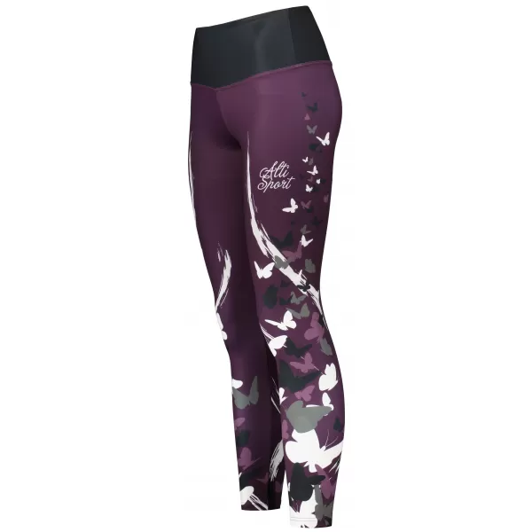  Dámské dlouhé legíny premium ALTISPORT VOJ/ALW022LEG01 FIALOVÁ 