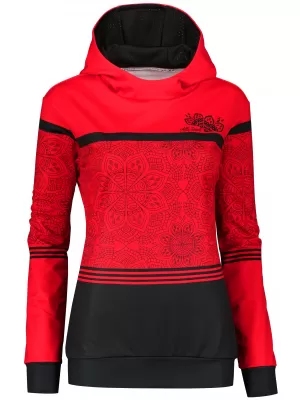Dámská mikina premium ALTISPORT VOJ/ALW023MI01 ČERVENÁ