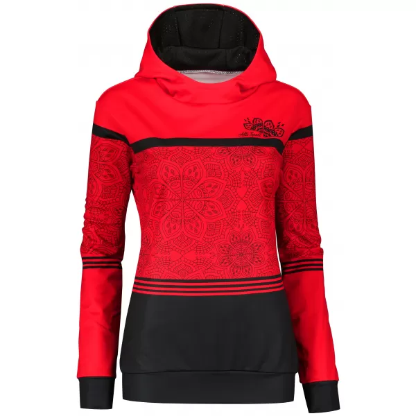 Dámská mikina premium ALTISPORT VOJ/ALW023MI01 ČERVENÁ 