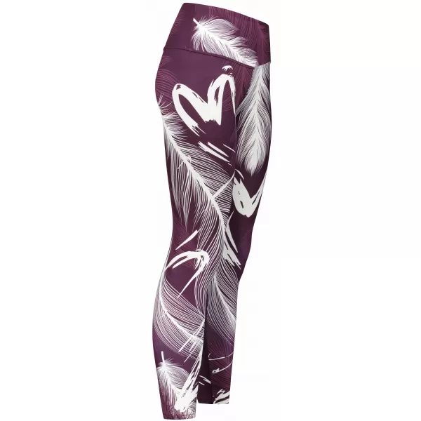  Dámské dlouhé legíny premium ALTISPORT VOJ/ALW001LEG01 FIALOVÁ/BÍLÁ 