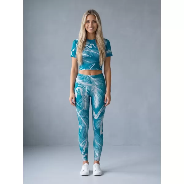  Dámské dlouhé legíny premium ALTISPORT VOJ/ALW001LEG01 EMERALD 