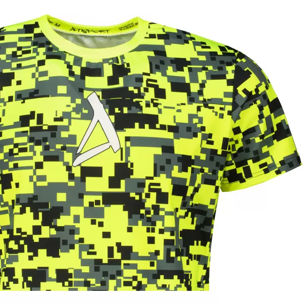  Pánské funkční triko premium plus ALTISPORT VOJ/ALM011TR02 NEON/ŽLUTÁ 