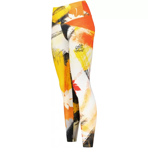  Dámské dlouhé legíny premium ALTISPORT VOJ/ALW019LEG01 ORANŽOVÁ 