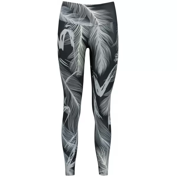  Dámské dlouhé legíny premium ALTISPORT VOJ/ALW001LEG01 ČERNÁ/ŠEDÁ 