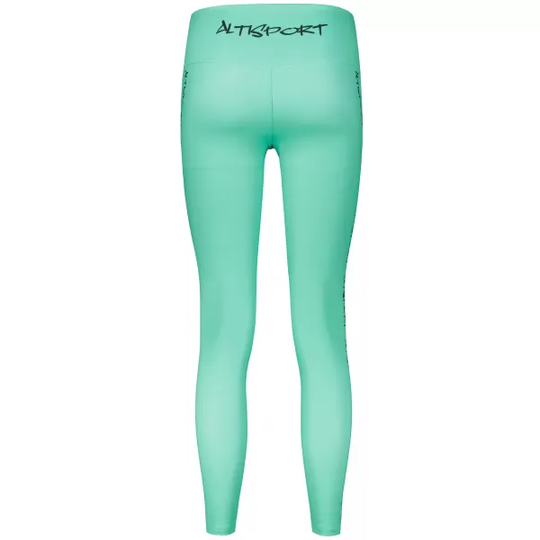  Dámské dlouhé legíny premium ALTISPORT VOJ/ALW021LEG01 TYRKYSOVÁ 