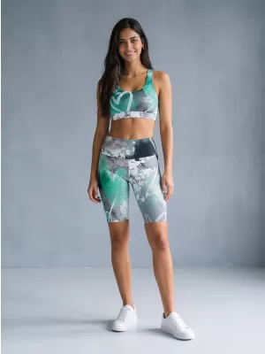 Dámská sportovní podprsenka premium ALTISPORT VOJ/ALW017POD01 TYRKYSOVÁ