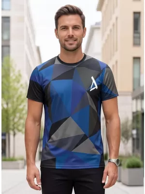 Pánské funkční triko premium plus ALTISPORT VOJ/ALM007TR02 TMAVĚ MODRÁ