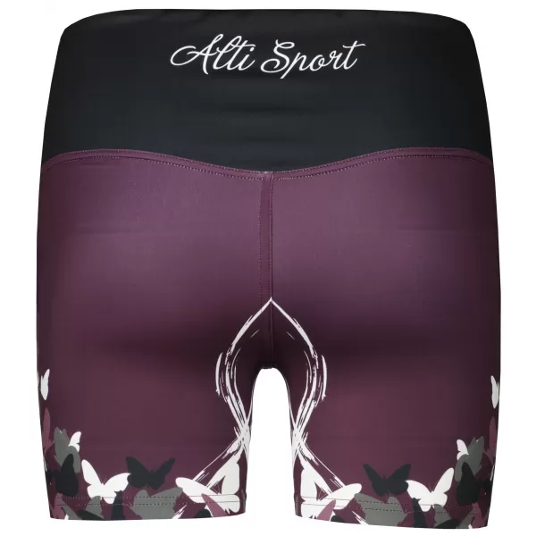  Dámské krátké legíny premium ALTISPORT VOJ/ALW022LEG03 FIALOVÁ 