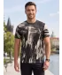 Pánské funkční triko premium ALTISPORT VOJ/ALM010TR01 ČERNOHNĚDÁ