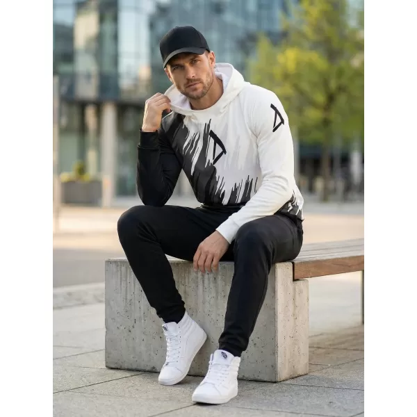  Pánská funkční mikina premium ALTISPORT VOJ/ALM006MI01 ČERNOBÍLÁ 